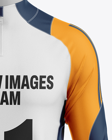 Training Long Sleeve Full Soccer Kit Mockup - Front View
