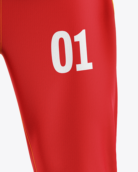 Training Long Sleeve Full Soccer Kit Mockup - Front View