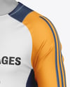 Training Long Sleeve Full Soccer Kit Mockup - Half Side View