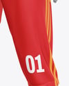 Training Long Sleeve Full Soccer Kit Mockup - Half Side View