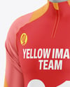 Training Long Sleeve Full Soccer Kit Mockup - Half Side View