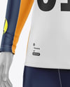 Training Long Sleeve Full Soccer Kit Mockup - Half Side View
