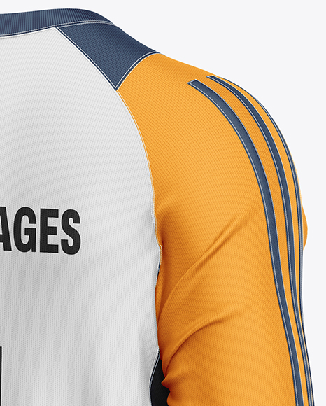 Training Long Sleeve Kit Mockup – Back Half Side View