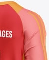 Training Long Sleeve Kit Mockup – Back Half Side View