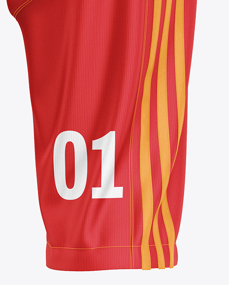 Training Long Sleeve Kit Mockup – Back Half Side View
