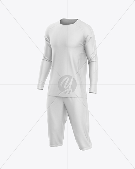 Training Long Sleeve Kit Mockup – Half Side View