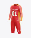 Training Long Sleeve Kit Mockup – Half Side View