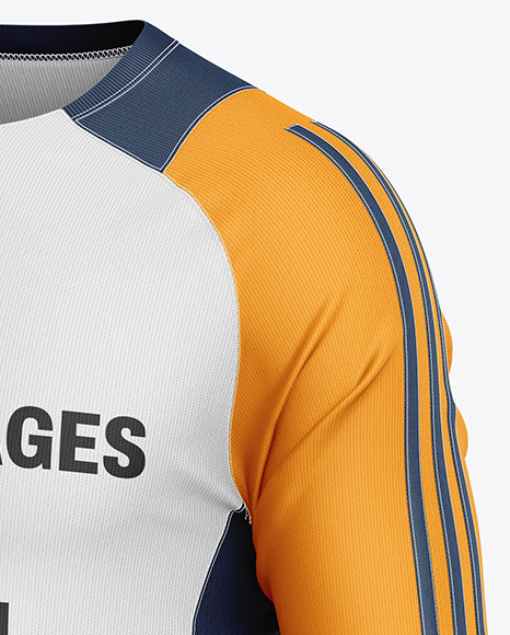 Training Long Sleeve Kit Mockup – Half Side View