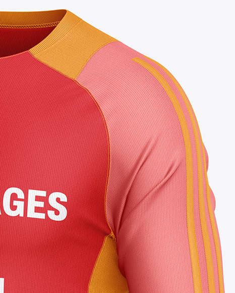 Training Long Sleeve Kit Mockup – Half Side View