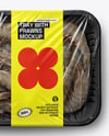 Tray With Prawns Mockup