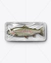 Tray With Rainbow Trout Mockup