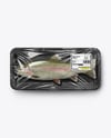 Tray With Rainbow Trout Mockup