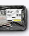 Tray With Salmon Fish Mockup
