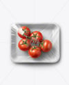 Tray With Tomatoes Mockup