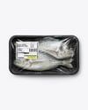 Tray With Two Dorada Fish Mockup
