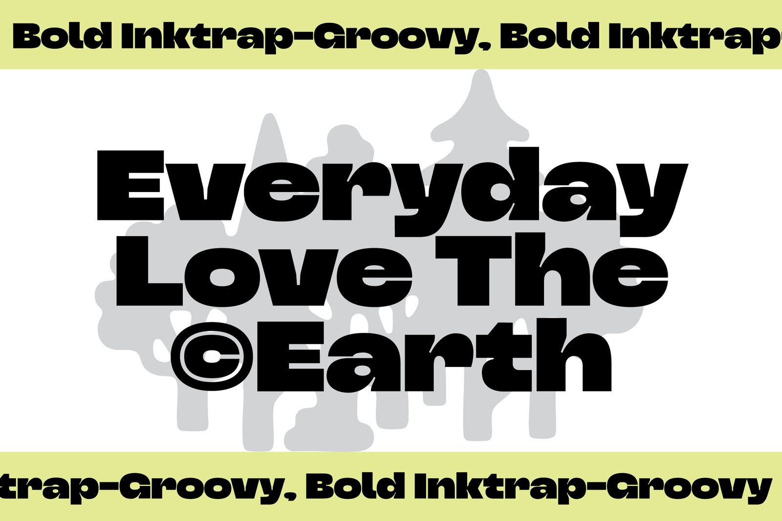 Triver - Bold Inktrap Font