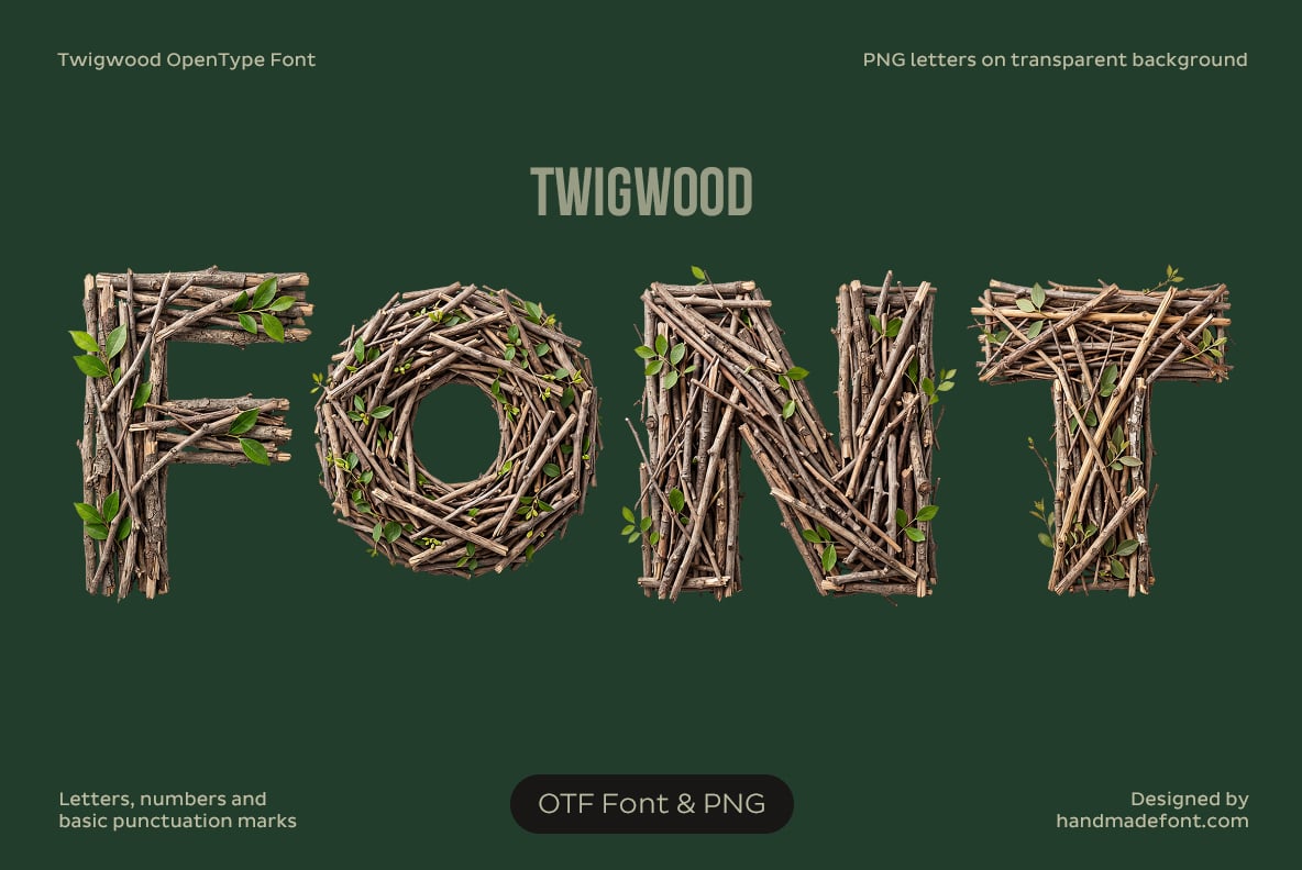 Twigwood Font