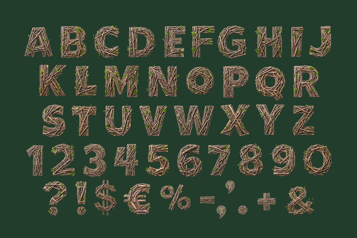 Twigwood Font
