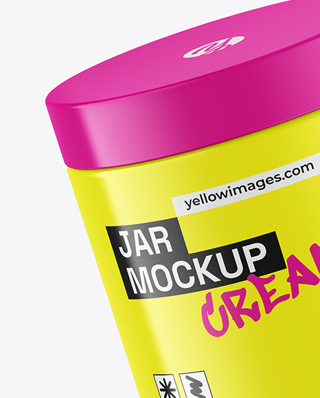 Two Glossy Jars Mockup