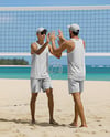 Two Men Wearing Beach Volleyball Uniform Mockup