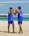 Two Men Wearing Beach Volleyball Uniform Mockup