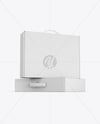 Two Paper Box With Handle Mockup