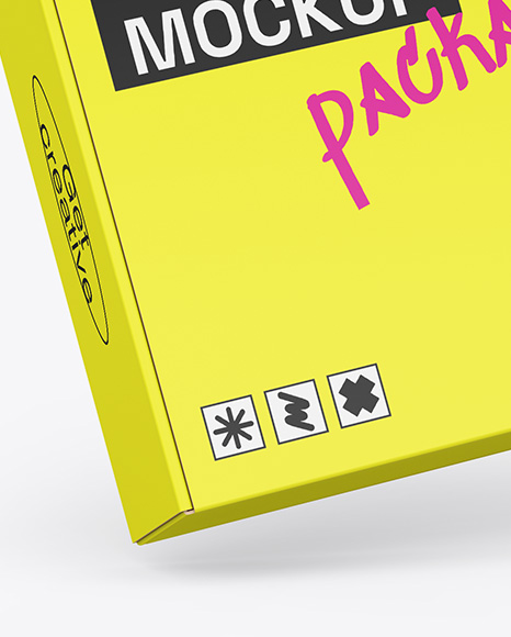 Two Paper Box With Handle Mockup