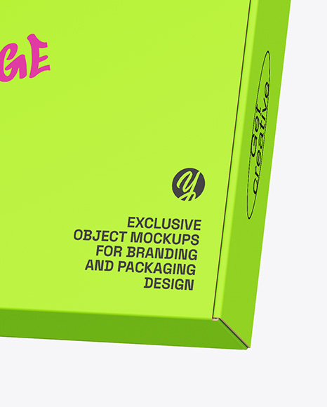 Two Paper Box With Handle Mockup