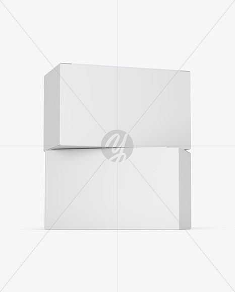 Two Paper Boxes Mockup