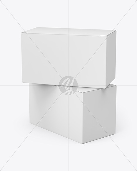 Two Paper Boxes Mockup