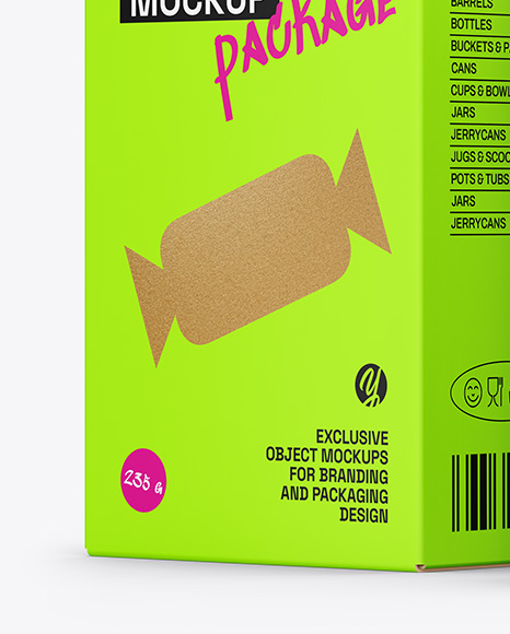 Two Paper Boxes Mockup