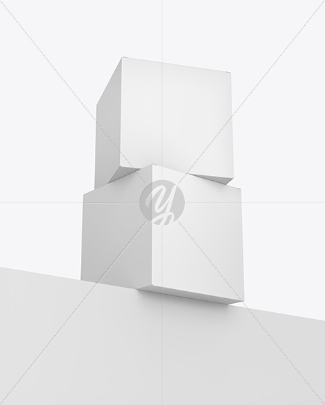 Two Paper Boxes Mockup