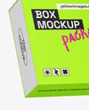 Two Paper Boxes Mockup