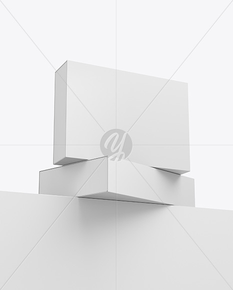 Two Paper Boxes Mockup
