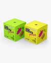Two Paper Boxes Mockup