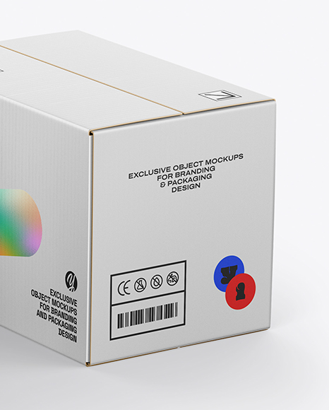 Two Paper Boxes Mockup