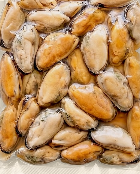 Vacuum Packaging with Mussels Mockup