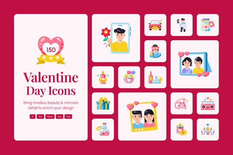 Valentine Day Icons