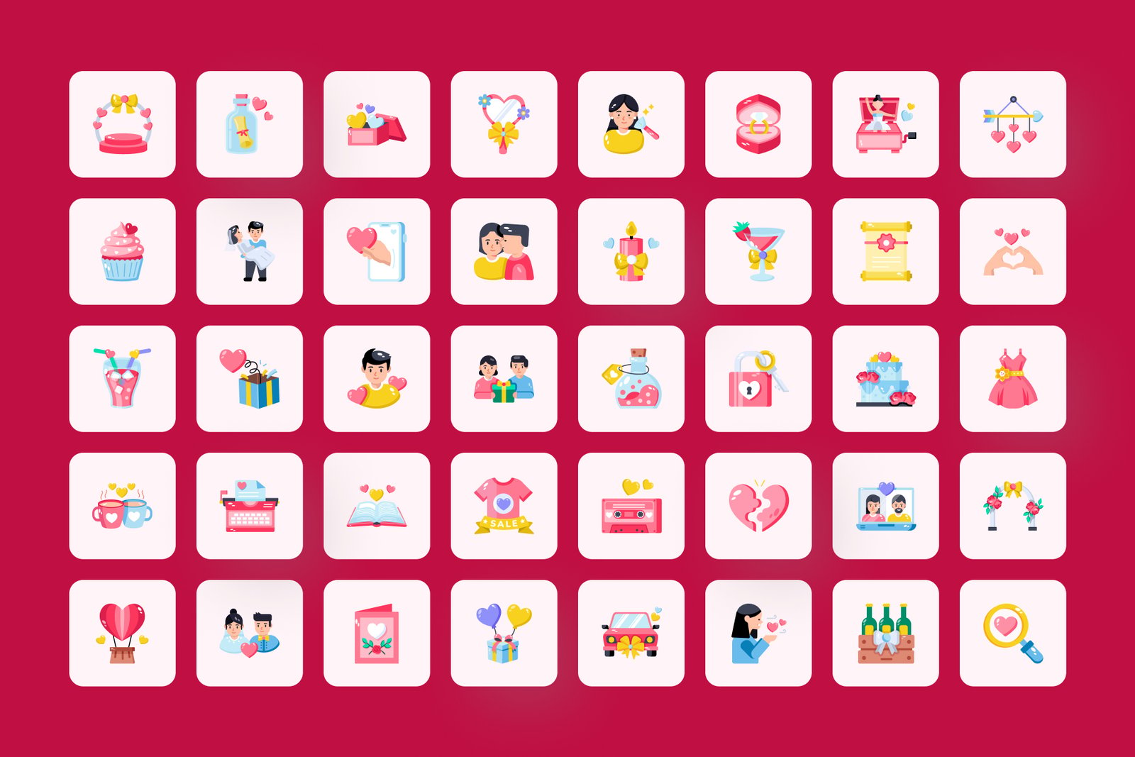 Valentine Day Icons