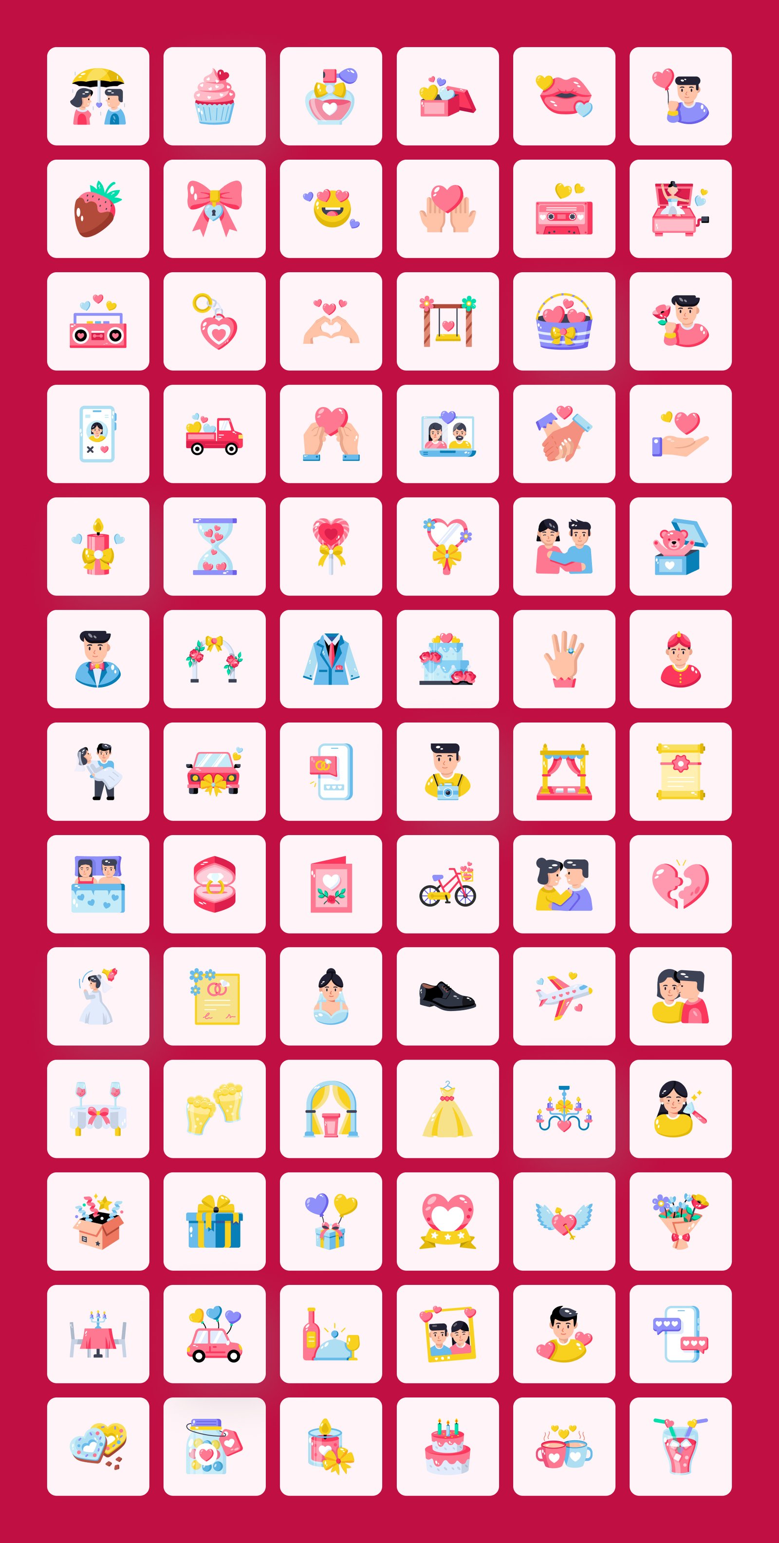 Valentine Day Icons