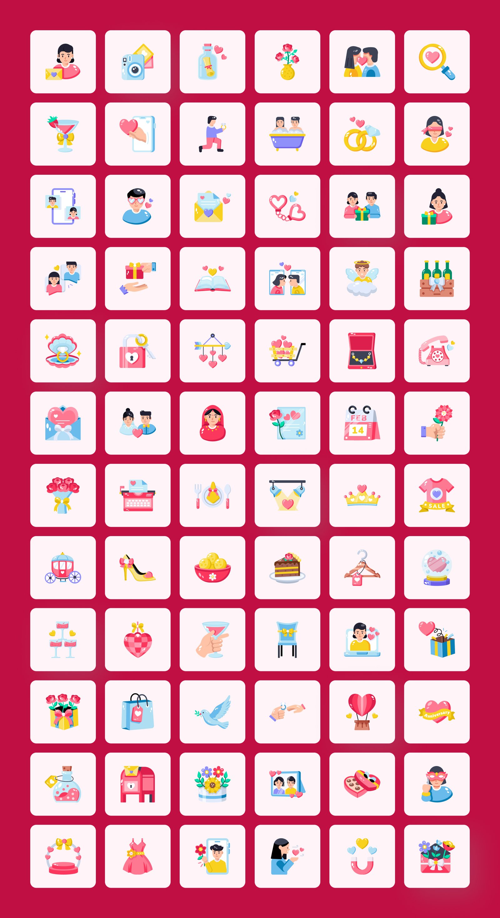 Valentine Day Icons
