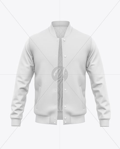Varsity Jacket with Leather Sleeves