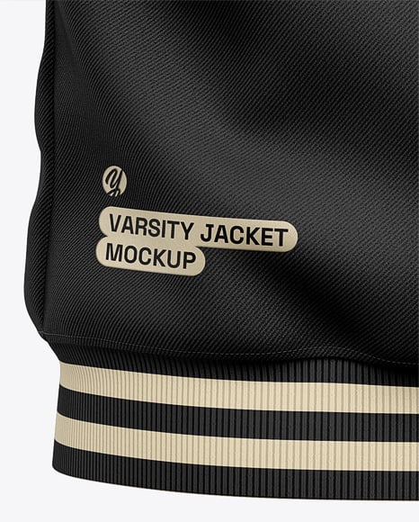 Varsity Jacket with Leather Sleeves