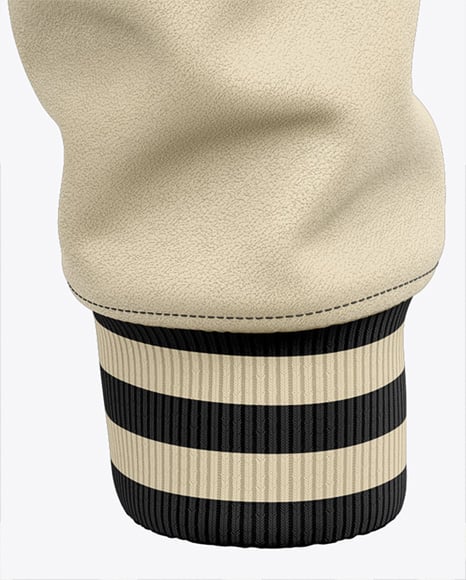 Varsity Jacket with Leather Sleeves