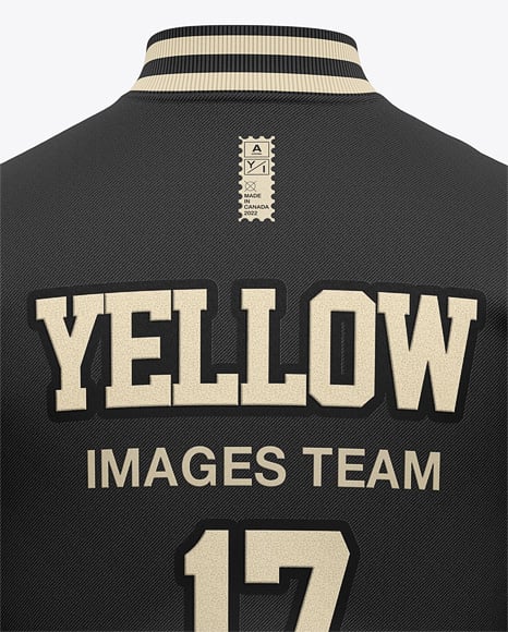 Varsity Jacket with Leather Sleeves