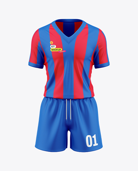 Vintage Sport Kit Mockup - Front View