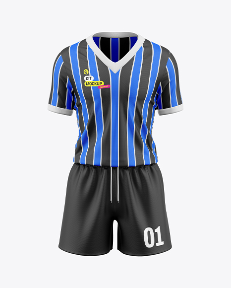 Vintage Sport Kit Mockup - Front View