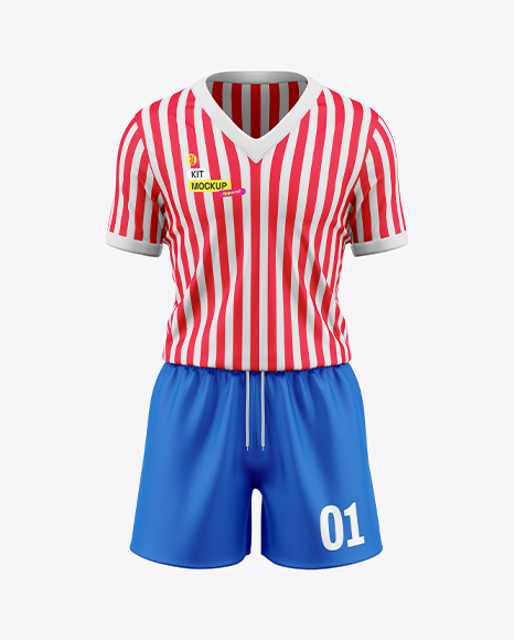 Vintage Sport Kit Mockup - Front View