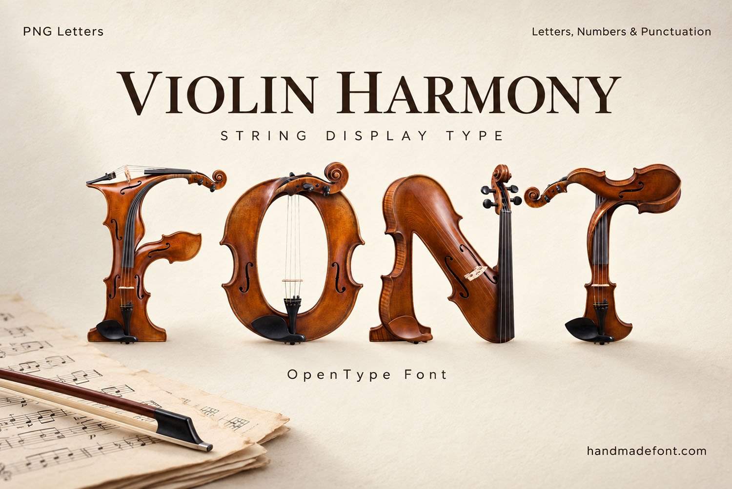 Violin Harmony Font