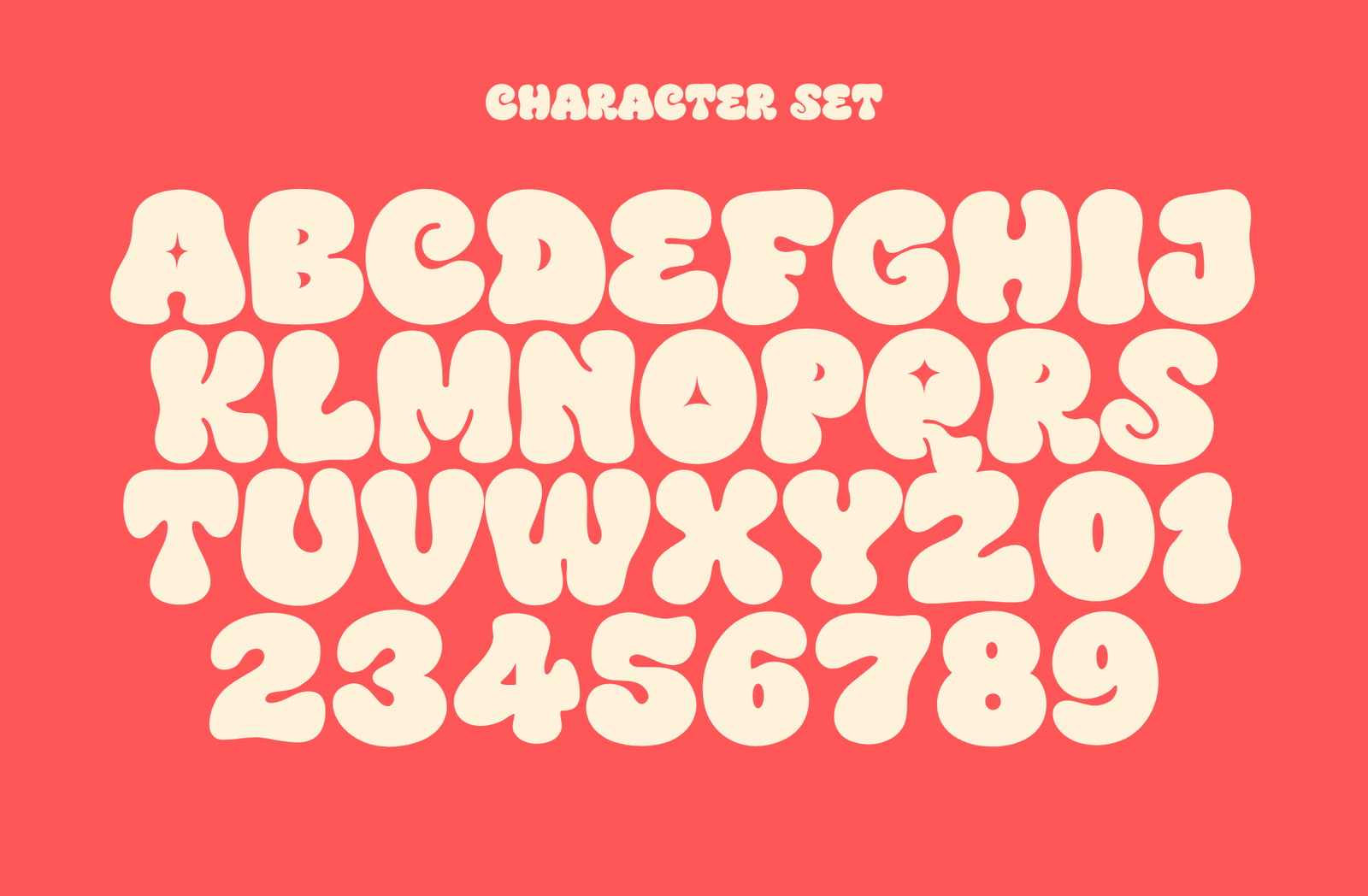 Wacky – Retro Bubble Display Font